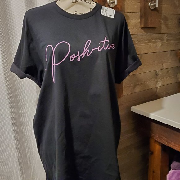 Poshitive T-shirt Bella Canva 3001C XL Black - Picture 3 of 7